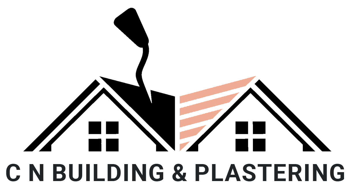 C N Building and Plastering Services Logo